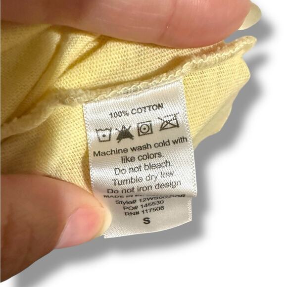 Def Leppard '92 Adrenalize Graphic band Tee yellow size small - Picture 7 of 7